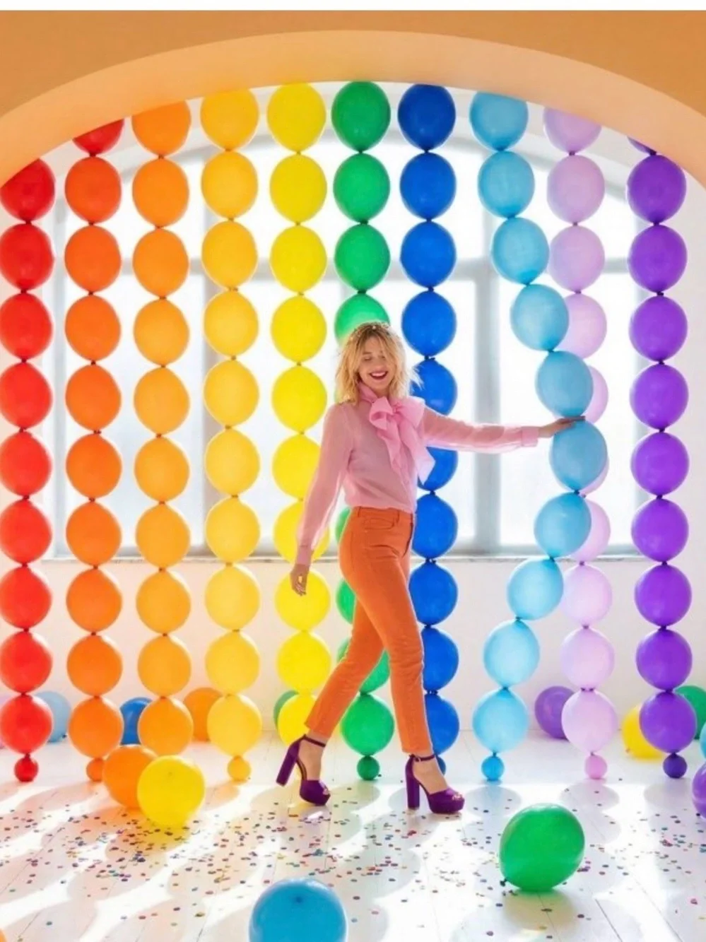 Rainbow Curtain Balloon Creation Kit